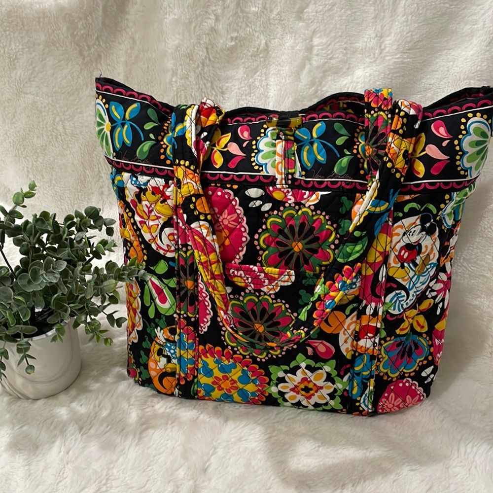 Disney Vera Bradley Tote Bag in “Midnight With Mickey”  NWT